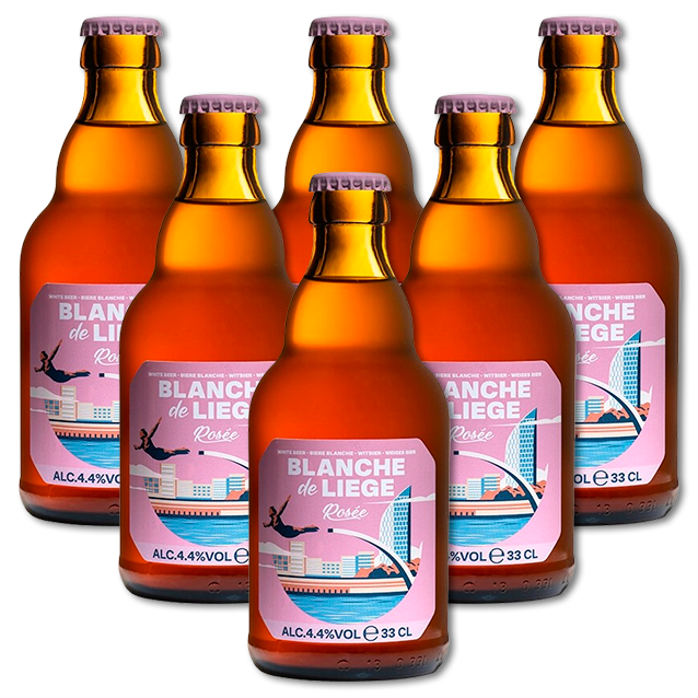 L'Abbaye du Val-Dieu - Blanche de Liège Rosée (Glas) - 4,4% Fruited Witbier