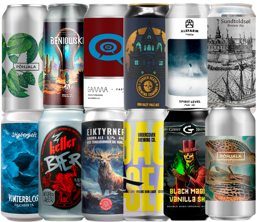 Vinter Special Smagekasse (12 stk.) (Gns. 35,75 kr. pr. øl)