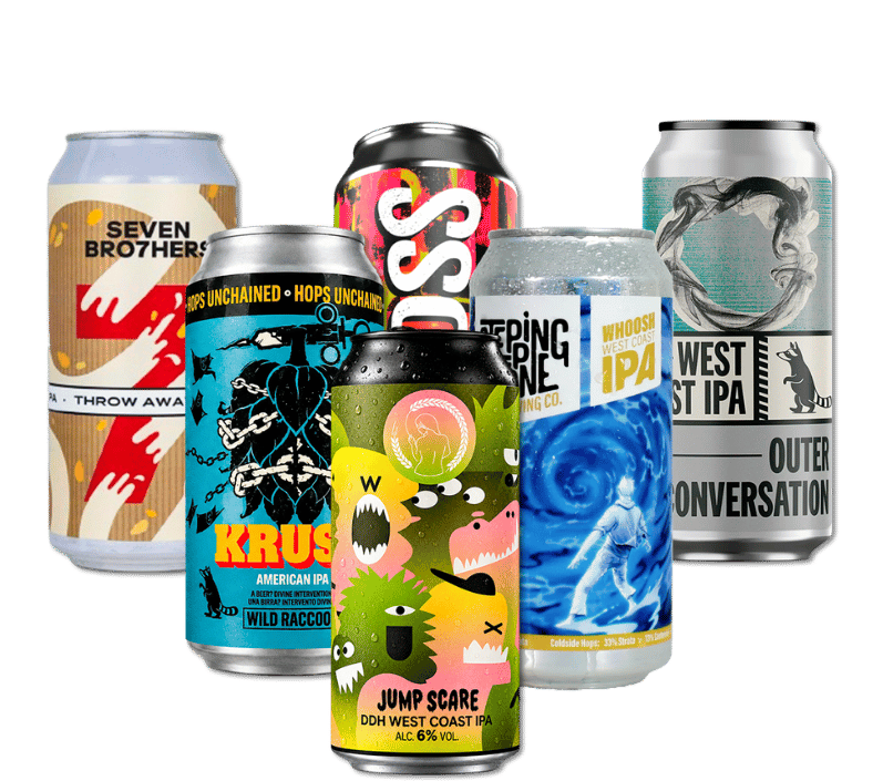 West Coast IPA Smagekasse (6 stk)