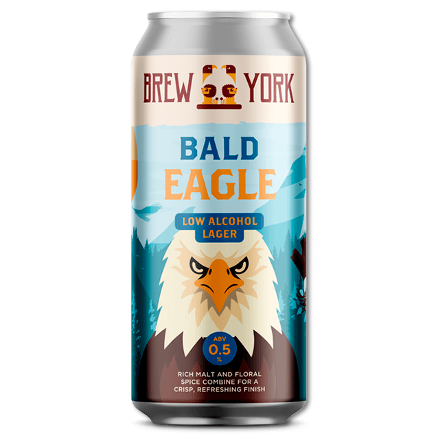 Brew York - Bald Eagle - 0,5% Lager