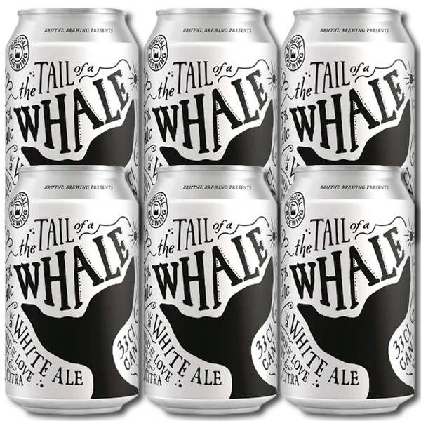 Brutal Brewing - The Tail of a Whale - White Ale - 6-Pack (Gns. 14,8 Kr. Pr. Øl)