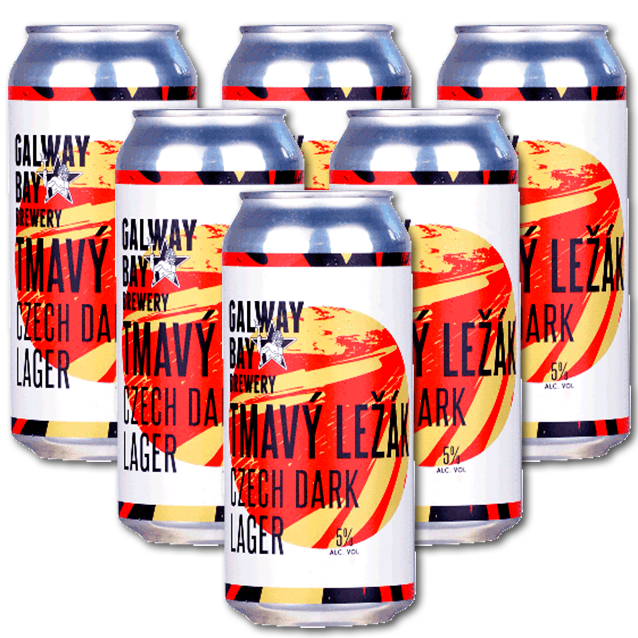 Galway Bay - Tmavý Ležák - Tjekkisk Dark Lager - 6-Pack