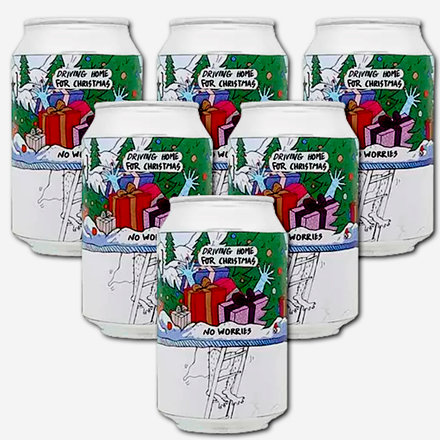 Lervig - No Worries: Driving Home For Christmas - Alkoholfri Ale - 6-Pack