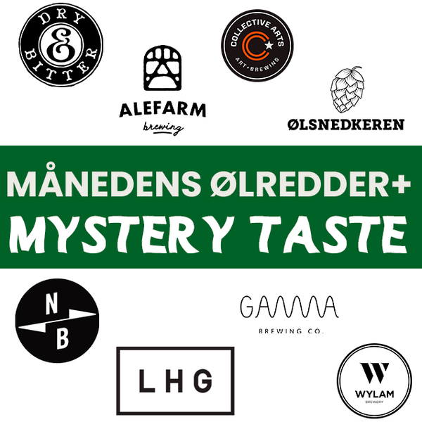 Månedens Mystery Ølredder Taste+ (6 STK) (Gns. 31,5 Kr. Pr. Øl)