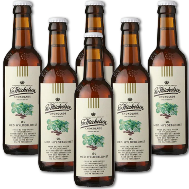 Nørrebro Bryghus X Sv. Michelsen - Øl Med Hyldeblomst - American IPA - 6-Pack