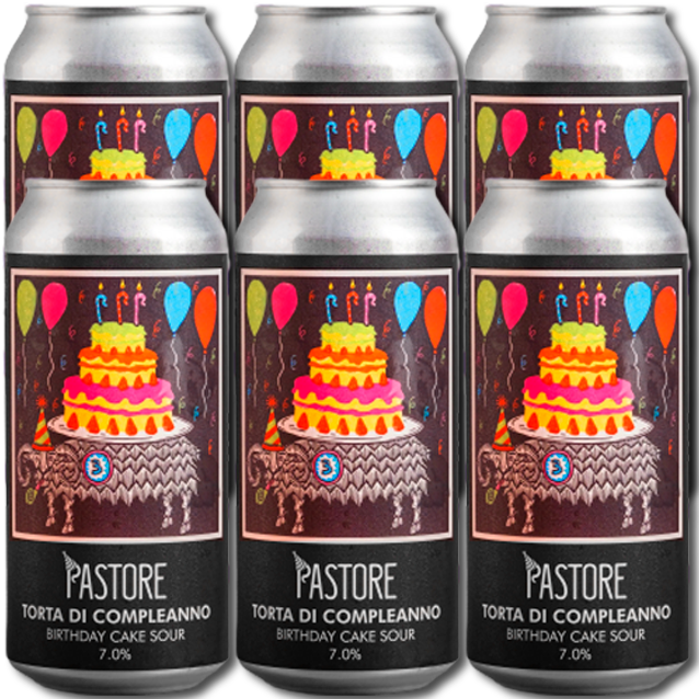 Pastore - Torta Di Compleanno - Birthday Cake Sour (6-Pack)