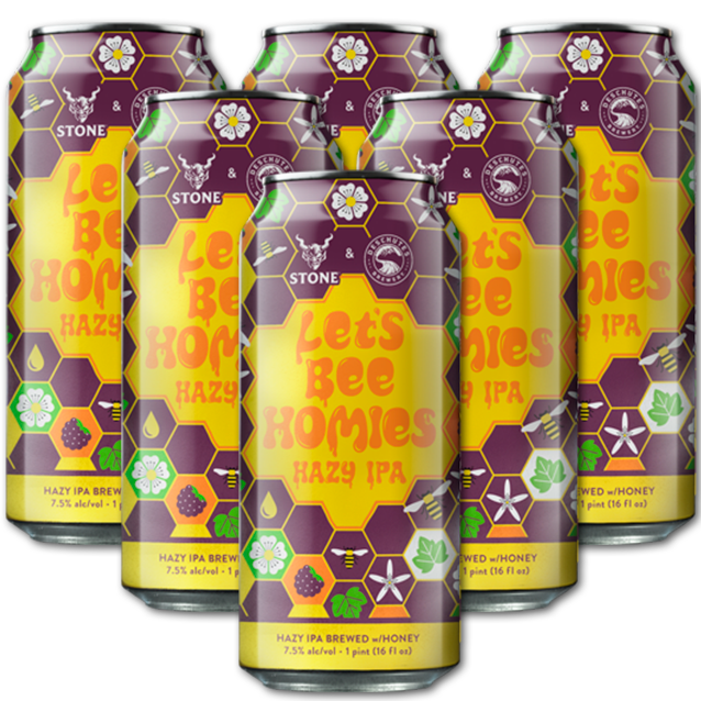 Stone X Deschutes - Let's Bee Homies - Hazy IPA