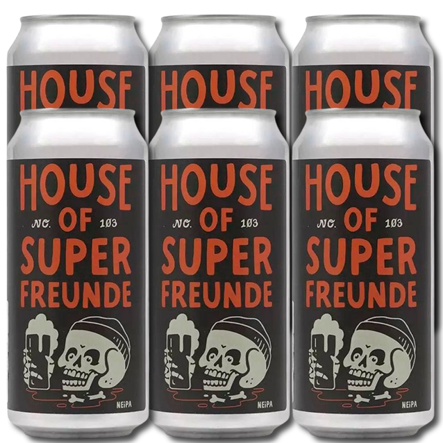 Superfreunde - House Of Superfreunde No. 1 - New England IPA - 6-Pack