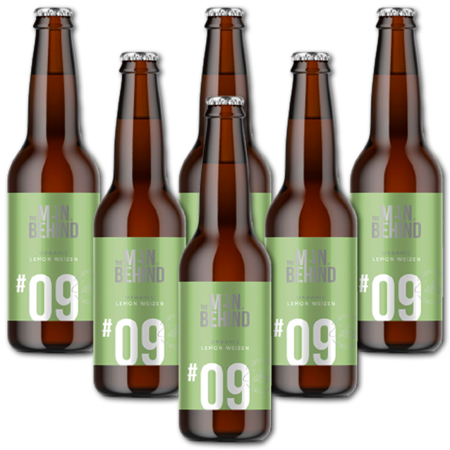 The Man Behind - #09 Lemon Weizen - Hefeweizen M. Citrus - 6-Pack