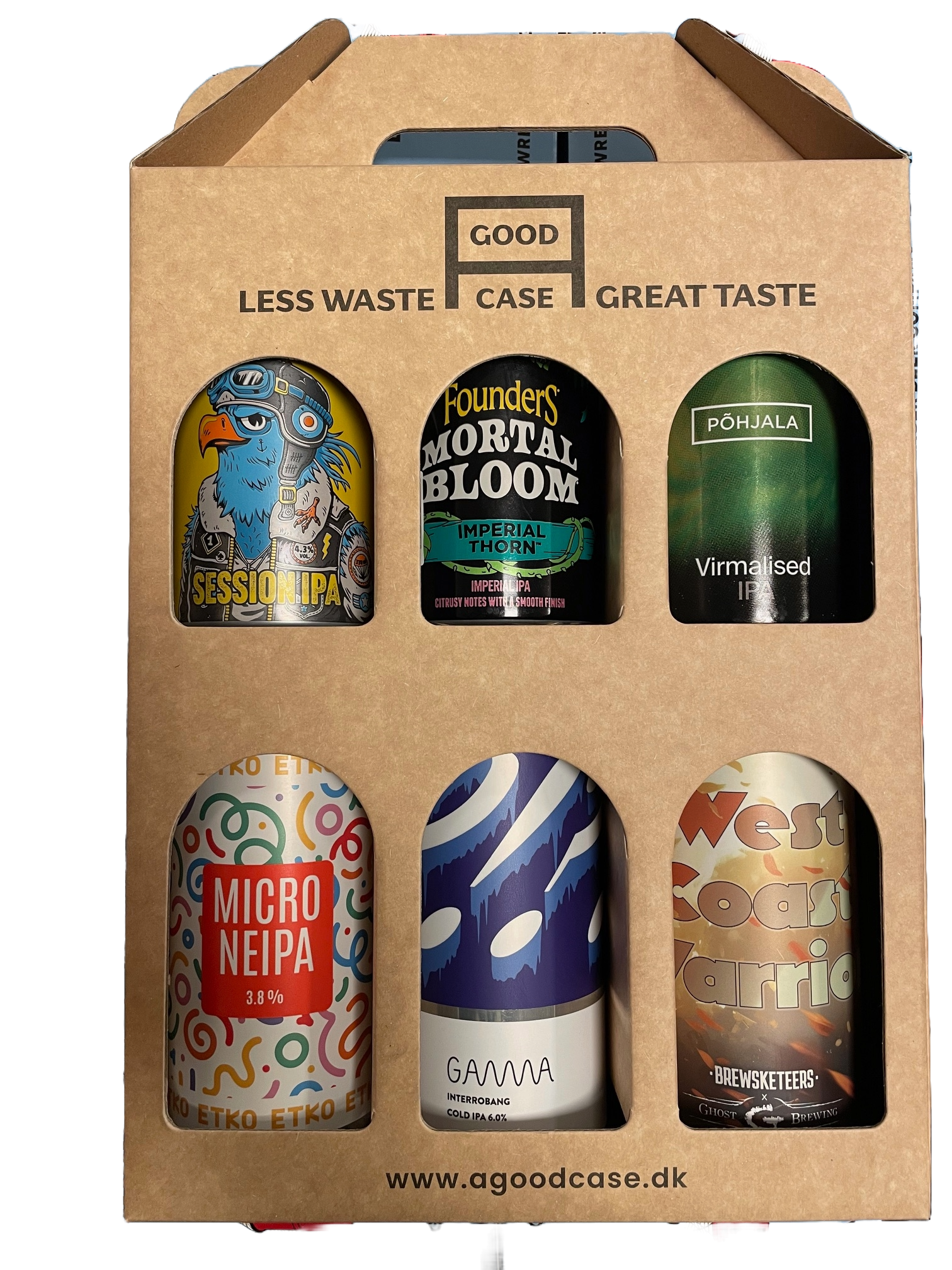 Gaveæske #2 (6 stk.) (Indhold: Div. IPA'er.)