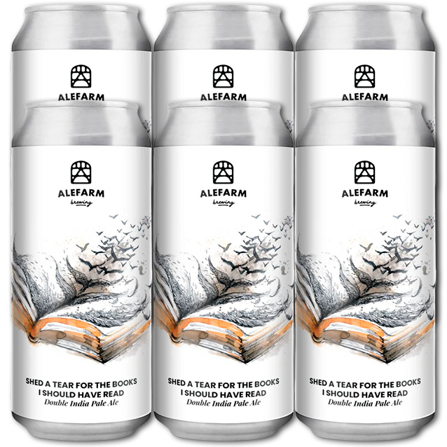 Alefarm - Shed A Tear For The Books I Should Have Read - Double IPA (6-Pack)