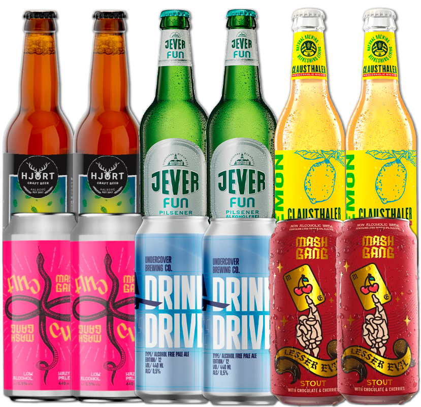 Alkoholfri Smagekasse (12 stk.)(Gns. 22,5 kr. pr. øl)
