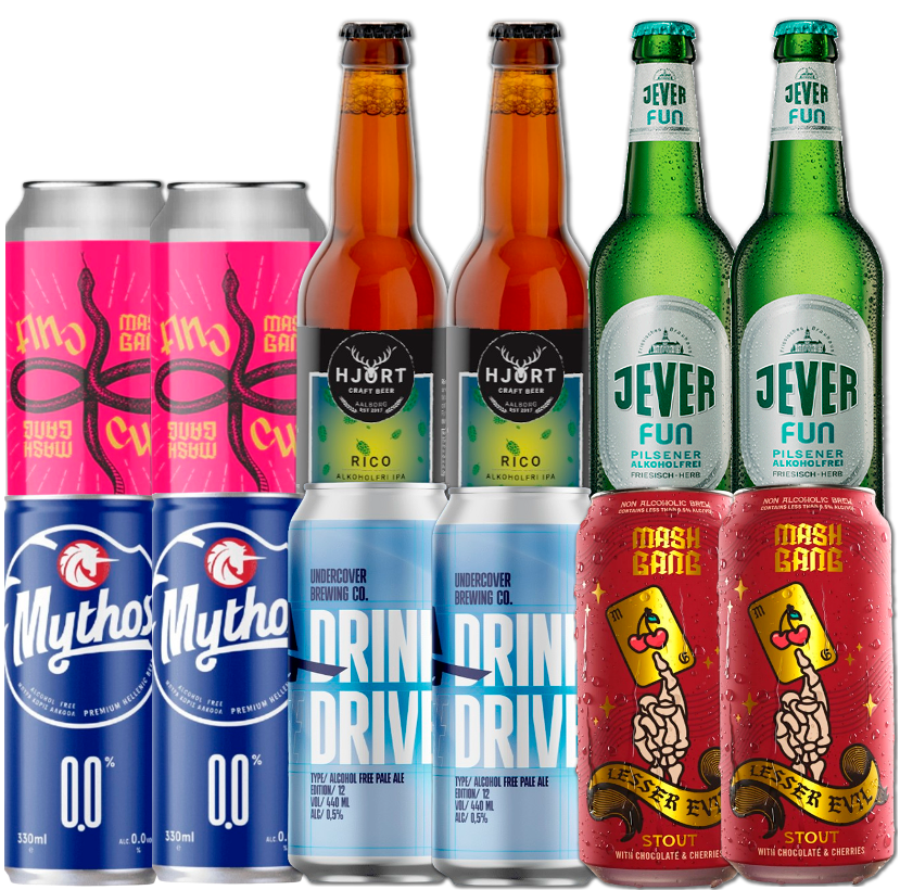 Alkoholfri Smagekasse (12 stk.)(Gns. 19,95 kr. pr. øl)