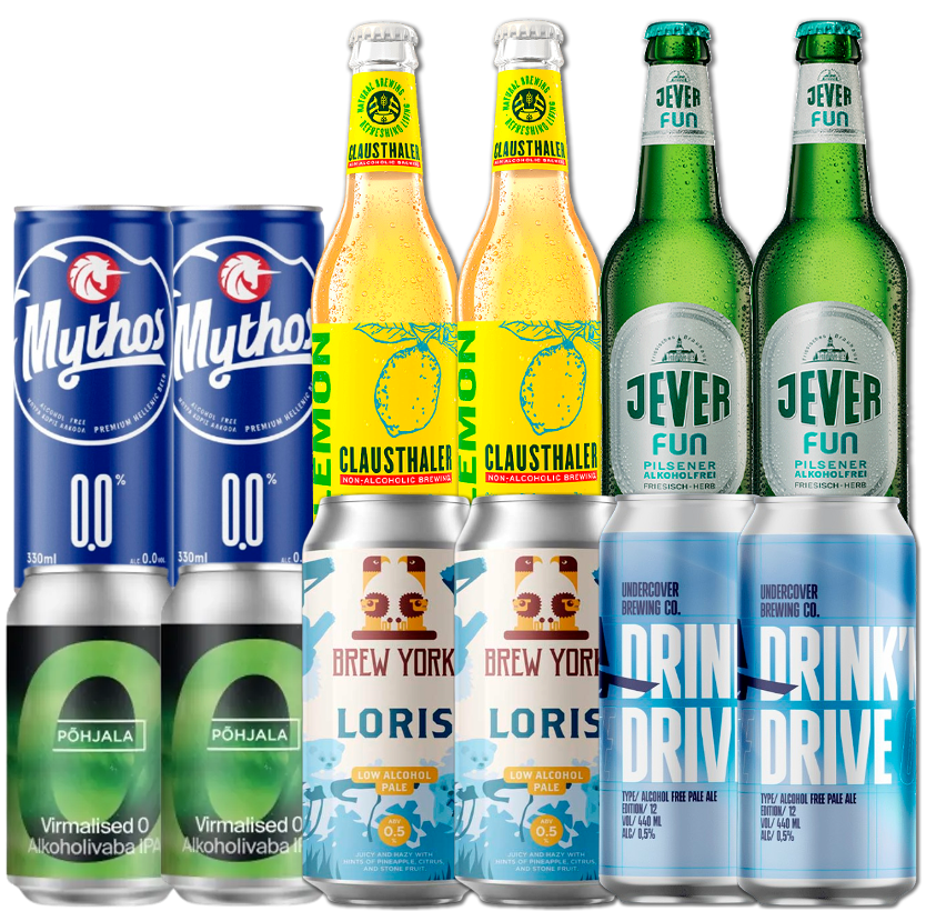 Alkoholfri Smagekasse (12 stk.)(Gns. 18,75 kr. pr. øl)