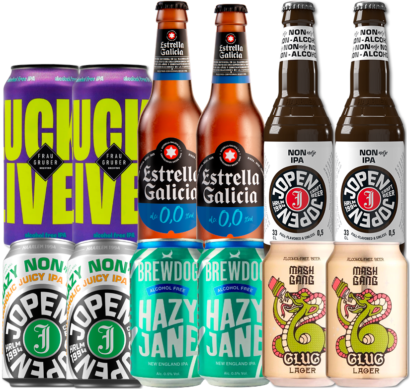 Alkoholfri Smagekasse (12 stk.)(Gns. 18,75 kr. pr. øl)