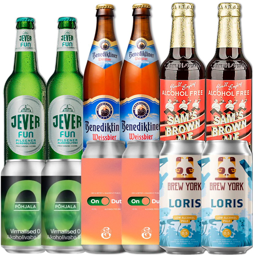 Alkoholfri Smagekasse (12 stk.)(Gns. 22,5 kr. pr. øl)