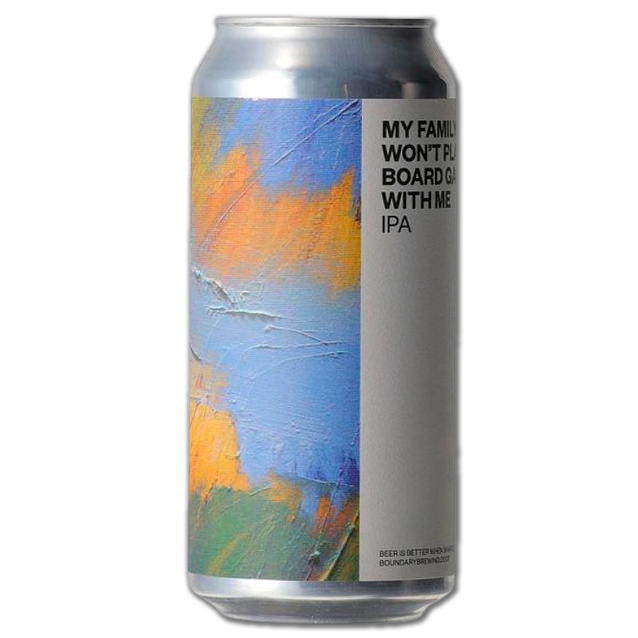 Boundary - My Family Wont Play Board Games With Me - 6% New England IPA