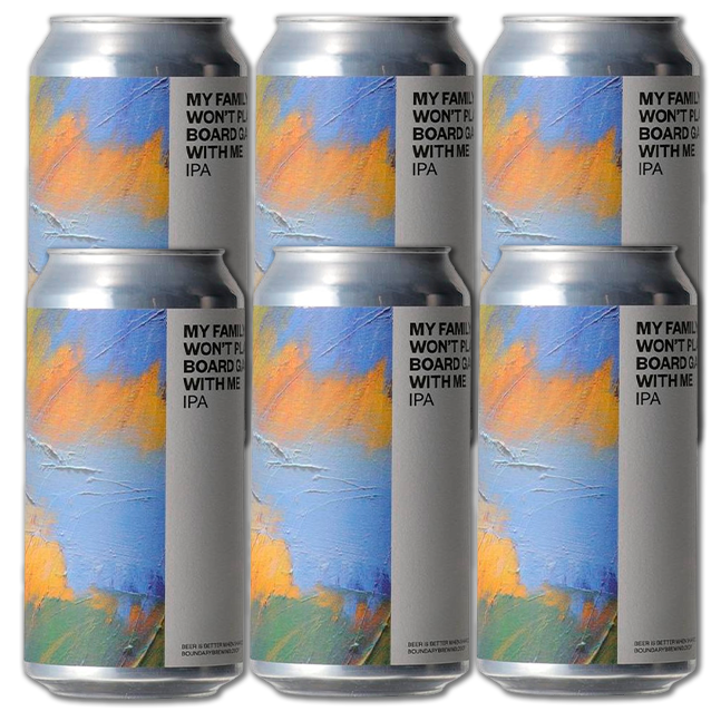 Boundary - My Family Wont Play Board Games With Me - 6% New England IPA