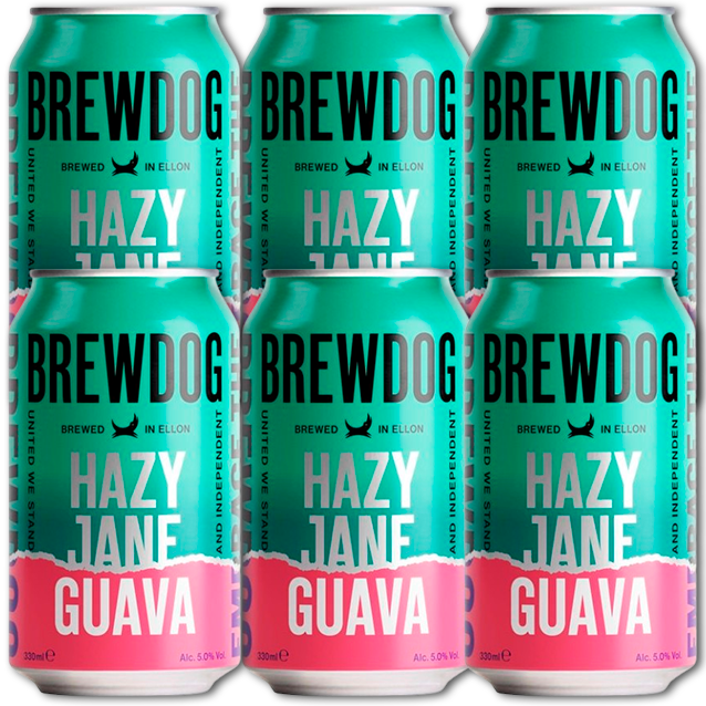 Brewdog - Hazy Jane Guava - Fruited New England IPA (6-Pack)
