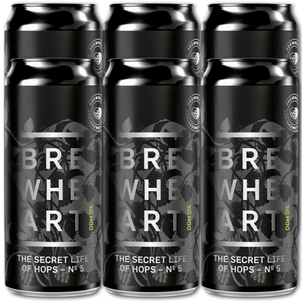 Brewheart - The Secret Life Of Hops No. 5 - New England IPA (6-Pack)