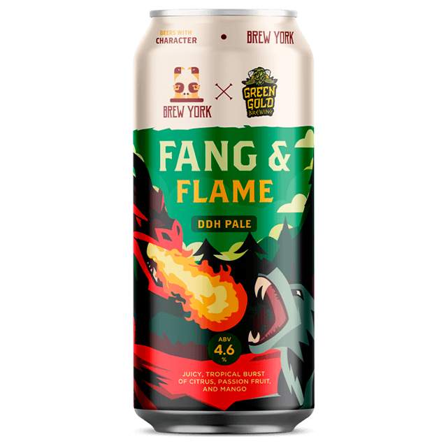 Brew York x Green Gold - Fang & Flame - 4,6% American Pale Ale