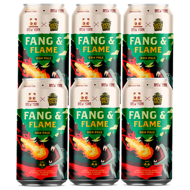Brew York x Green Gold - Fang & Flame - 4,6% American Pale Ale