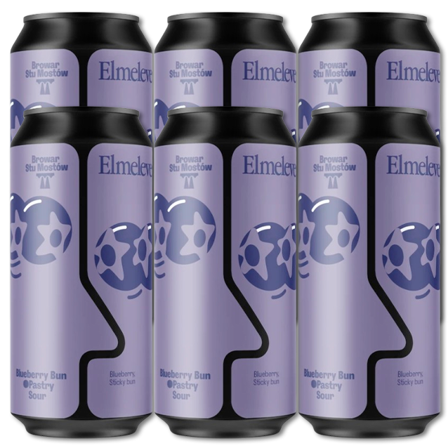 Browar Stu Mostów x Elmeleven - Blueberry Bun - 4,3% Pastry Sour