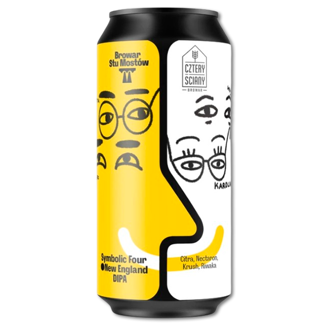 Browar Stu Mostow x Cztery Ściany - Symbolic Four - 7,2% Double IPA