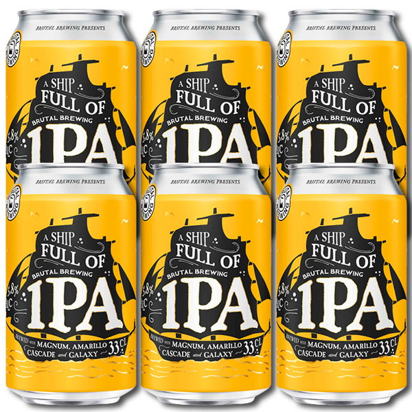 Brutal Brewing - A Ship Full Of IPA - American IPA (6-Pack)