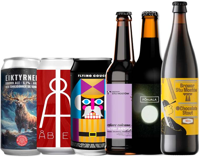 Dark Craft Smagekasse (6 stk.) (Gns. 46,5 kr. pr. øl)