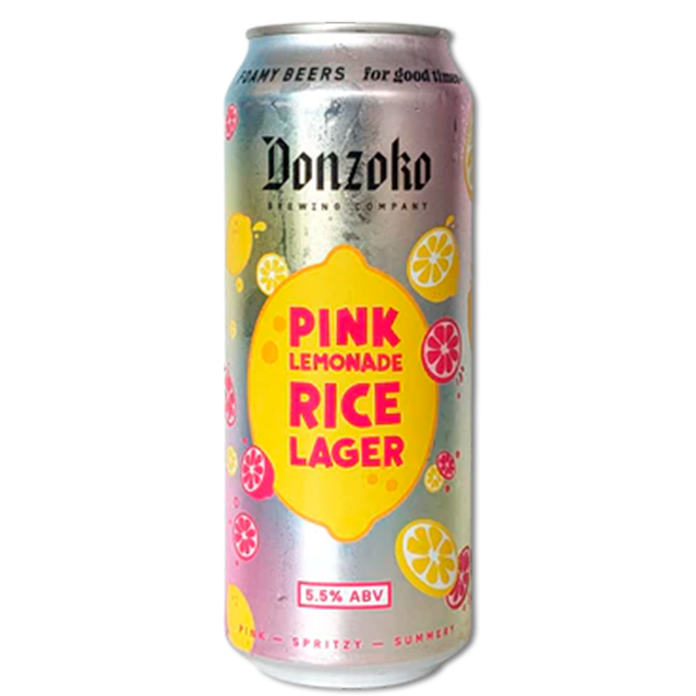 Donzoko - Pink Lemonade Rice Lager - Japansk Lager
