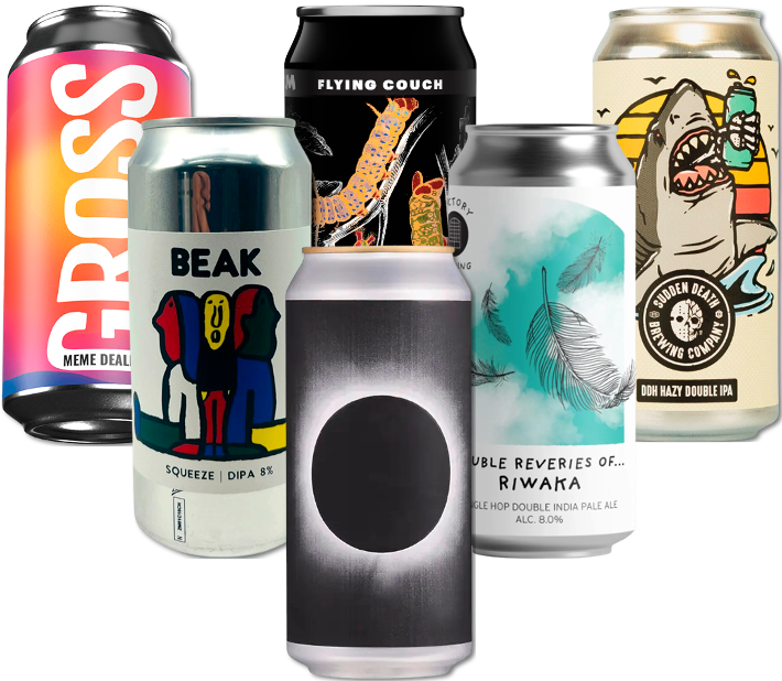 Double IPA Smagekasse (6 stk.)(Gns. 49 kr. pr. øl)