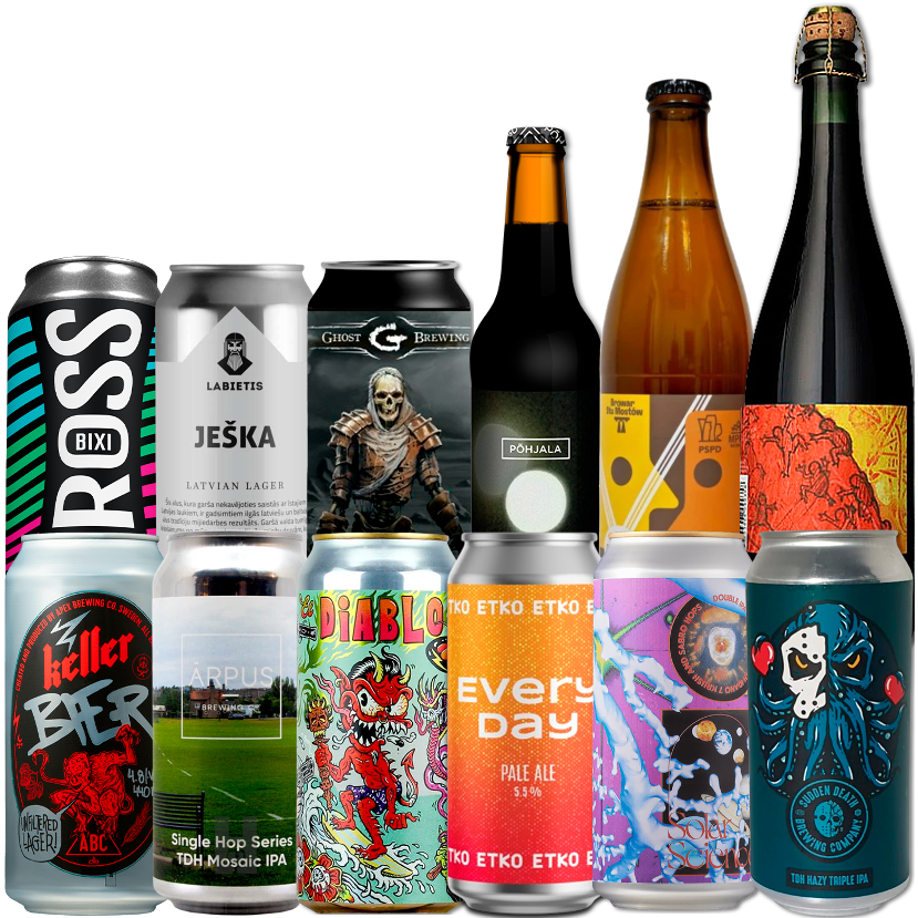 European Craft Smagekasse (12 stk.) (Gns. 43,75 kr. pr. øl)