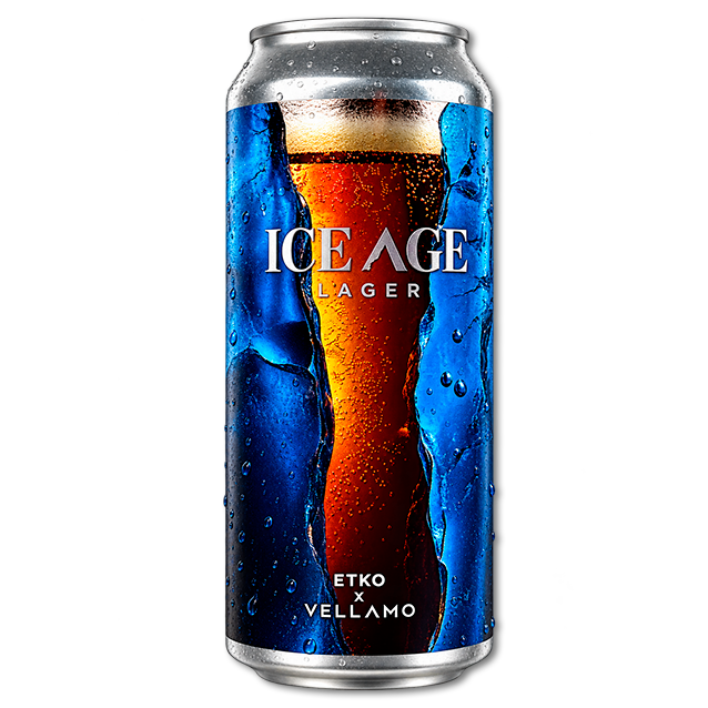 ETKO x Vellamo - Ice Age Lager - 5% American Lager