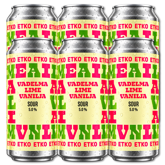 ETKO - Vadelma Lime Vanilja Sour - 5% Fruited Sour