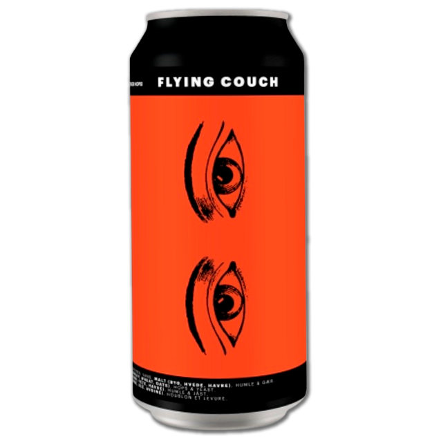 Flying Couch - Knock Knock - Who's There? DIPA! DIPA WHO? Citra & Some Other Hops! - 8% Double IPA