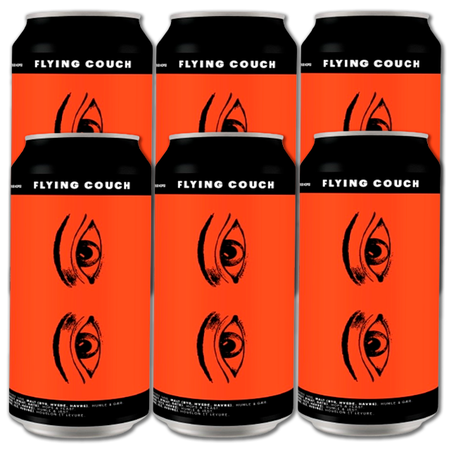 Flying Couch - Knock Knock - Who's There? DIPA! DIPA WHO? Citra & Some Other Hops! - 8% Double IPA