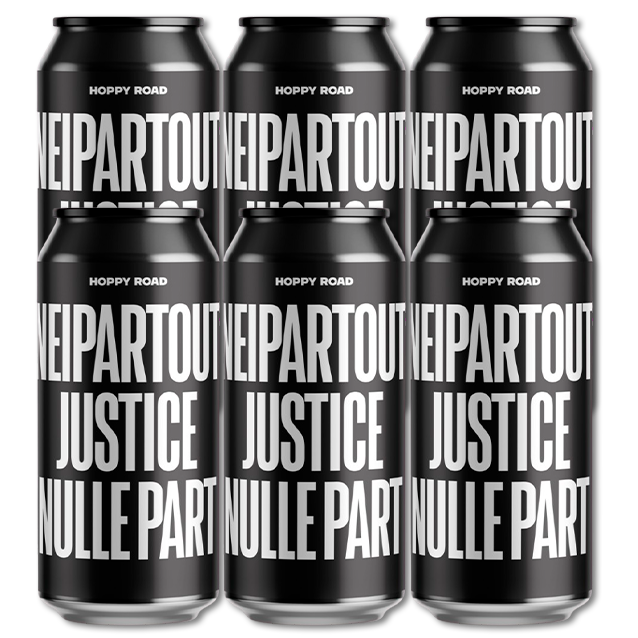 Hoppy Road x La Fabrique des GrÔ - Neipartout Justice Nulle Part - 6,7% New England IPA