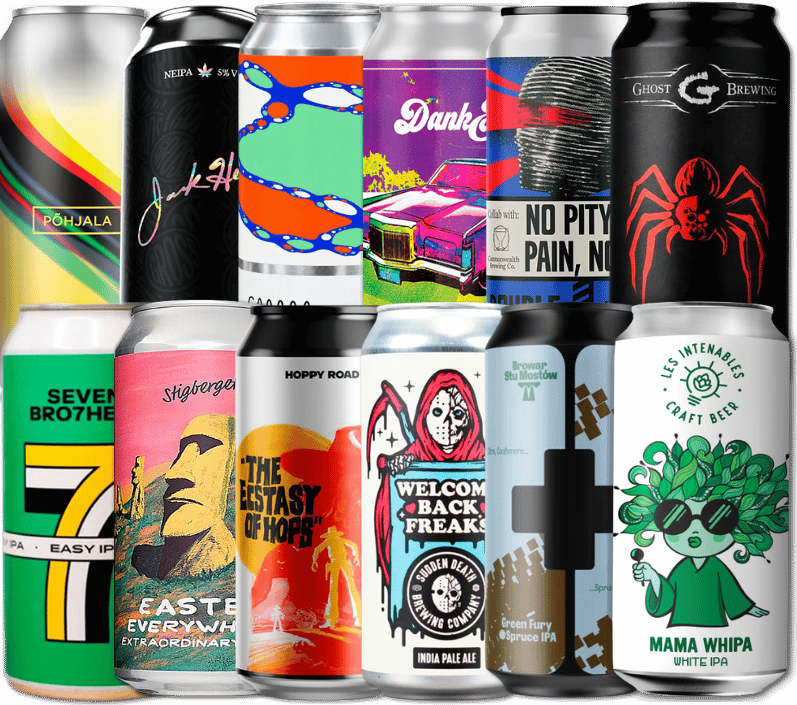 IPA Mix "Plus" Smagekasse (12 stk.) (Gns. 43,75 Kr. Pr. Øl)