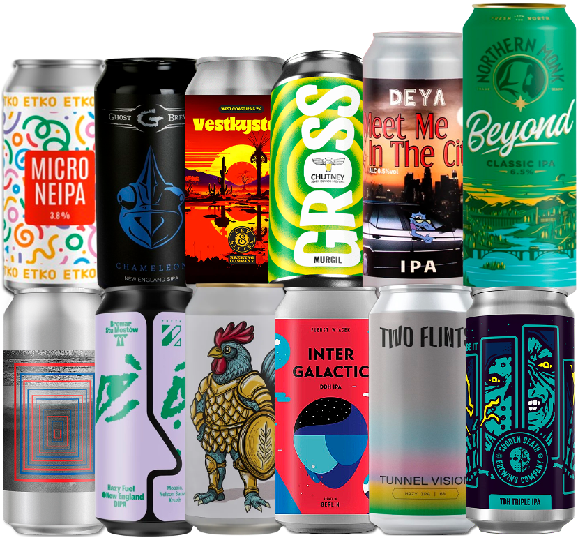 IPA Mix "Plus" Smagekasse (12 stk.) (Gns. 41,5 Kr. Pr. Øl)