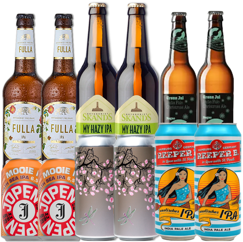 IPA Mix Smagekasse (12 stk.) (Gns. 24,5 kr. pr. øl)