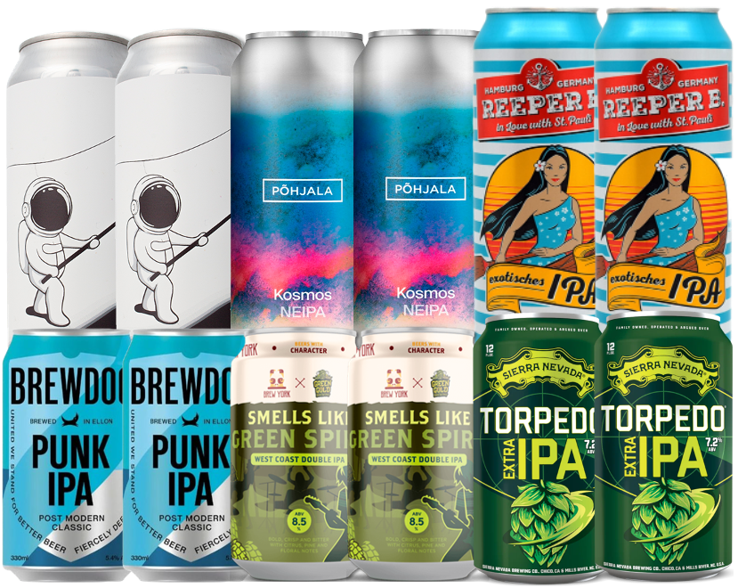 IPA Mix Smagekasse (12 stk.) (Gns. 19,95 kr. pr. øl)