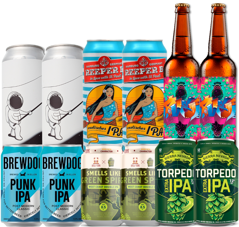 IPA Mix Smagekasse (12 stk.) (Gns. 18,75 kr. pr. øl)