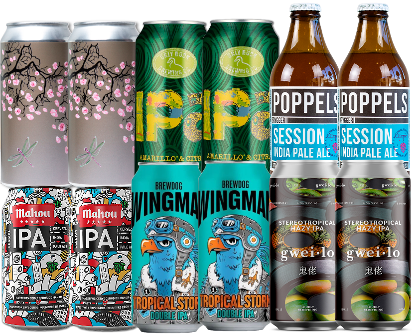 IPA Mix Smagekasse (12 stk.) (Gns. 22,95 kr. pr. øl)