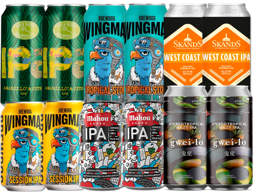 IPA Mix Smagekasse (12 stk.) (Gns. 22,95 kr. pr. øl)