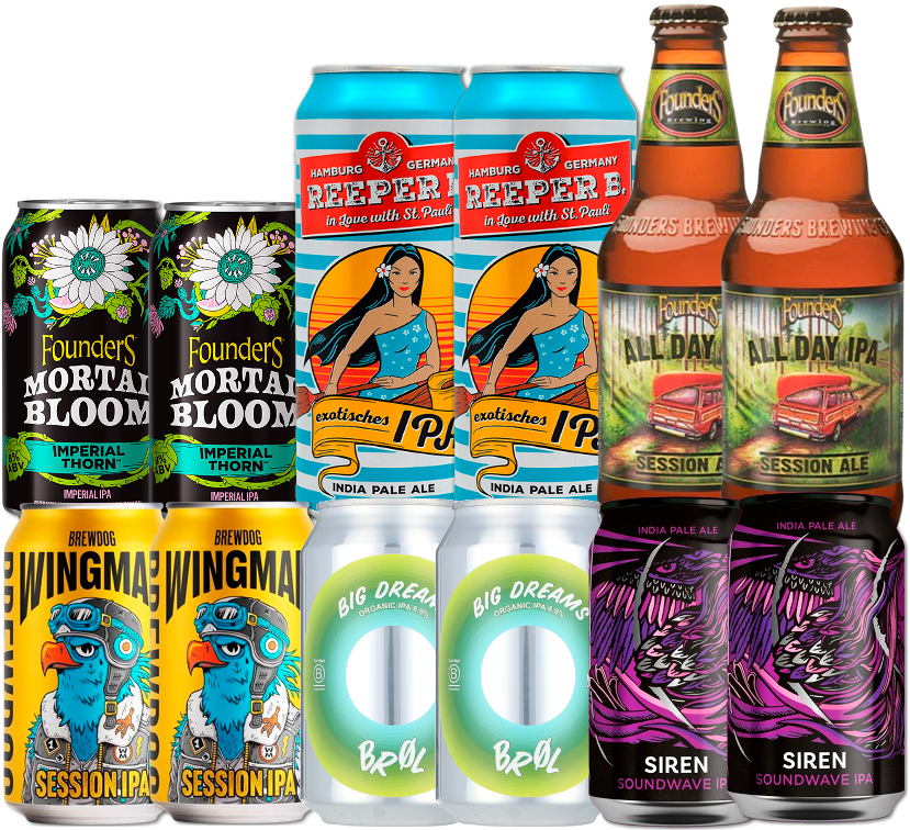 IPA Mix Smagekasse (12 stk.) (Gns. 18,75 kr. pr. øl)