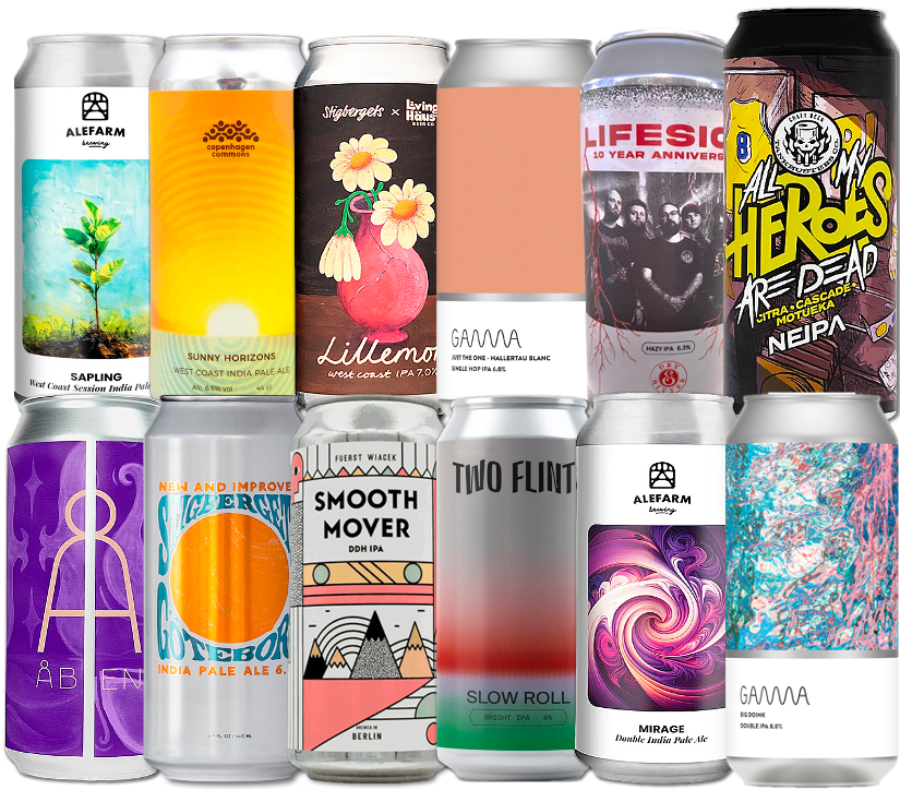 IPA Mix "Plus" Smagekasse (12 stk.) (Gns. 36,5 Kr. Pr. Øl)