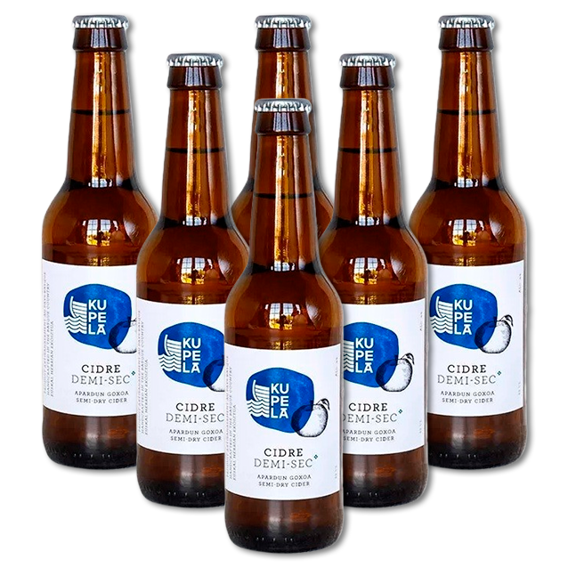 Kupela Sagardoa - Cidre Demi-sec - 4% Basqueland Cider