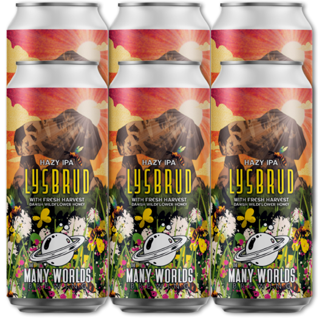 The Many Worlds - Lysbrud - New England IPA (6-Pack)