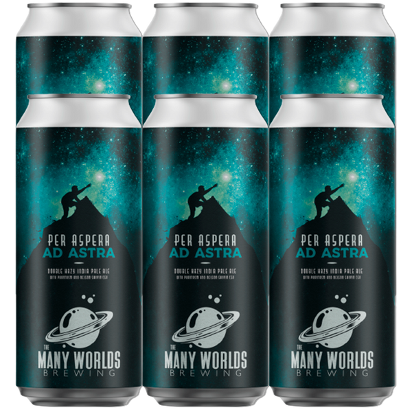 Many Worlds - Per Aspera Ad Astra - Double New England IPA (6-Pack)